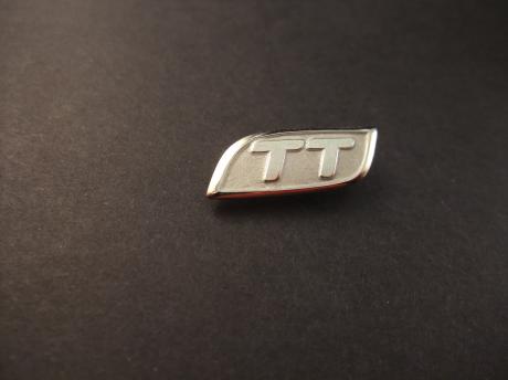 Audi TT sportieve tweezitter zilverkleurig logo